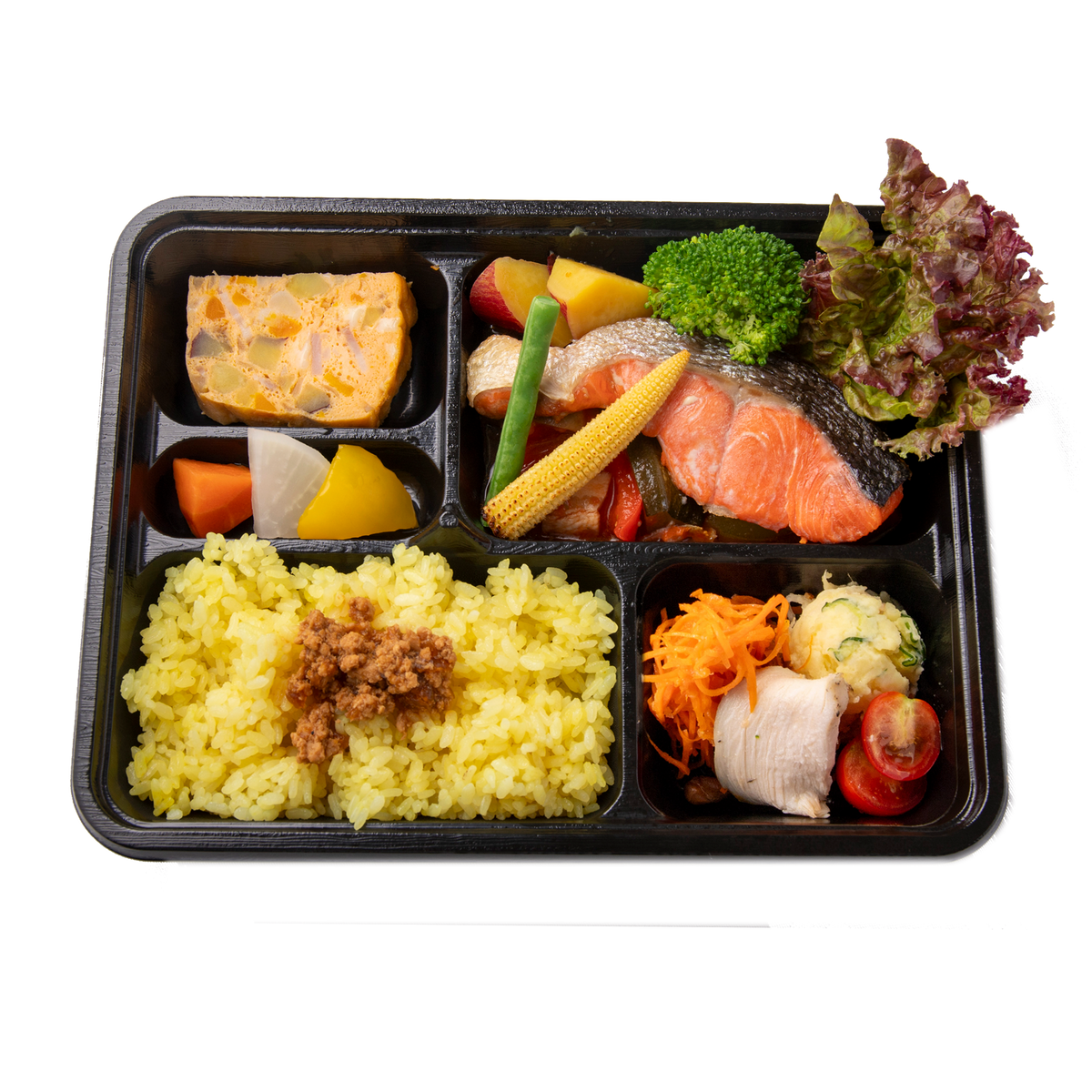 紅鮭のオーブン焼き弁当