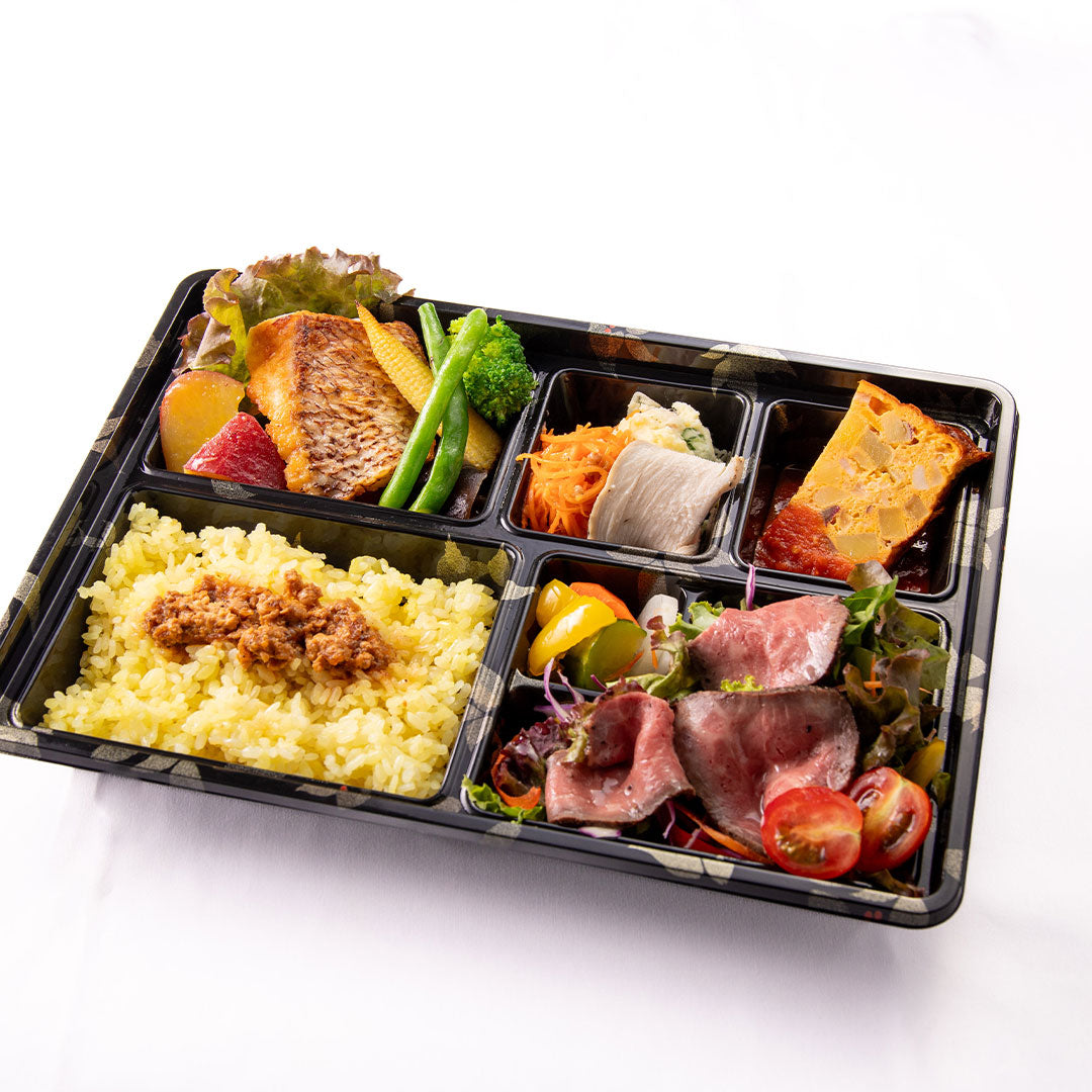 霧降高原牛ローストビーフ＆活〆真鯛ポワレ弁当